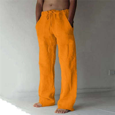 Fashionable Thin Linen Casual Pants